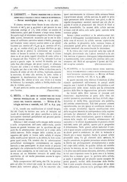 Pathologica rivista quindicinale