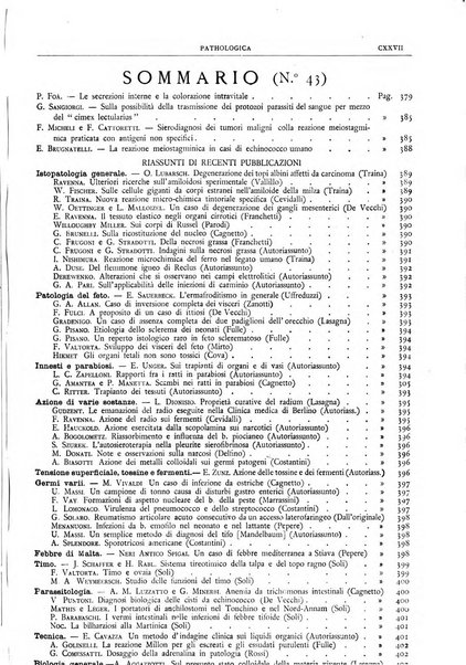 Pathologica rivista quindicinale