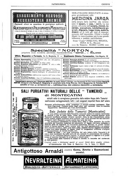 Pathologica rivista quindicinale