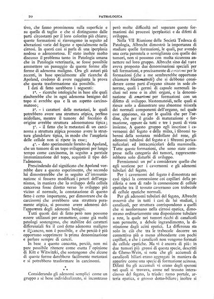 Pathologica rivista quindicinale