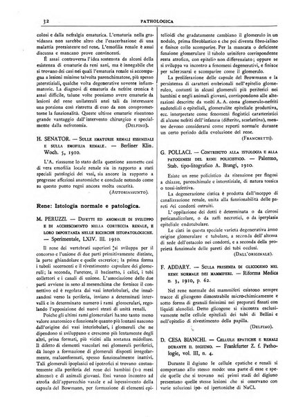 Pathologica rivista quindicinale