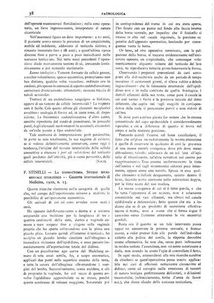 Pathologica rivista quindicinale