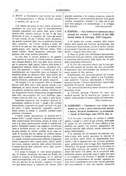 Pathologica rivista quindicinale