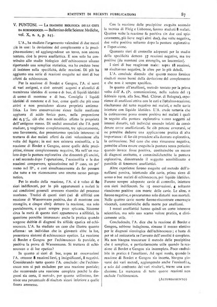 Pathologica rivista quindicinale