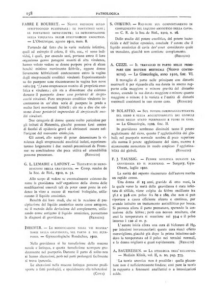 Pathologica rivista quindicinale