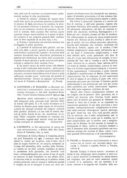 Pathologica rivista quindicinale