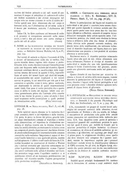 Pathologica rivista quindicinale