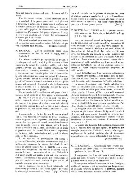 Pathologica rivista quindicinale