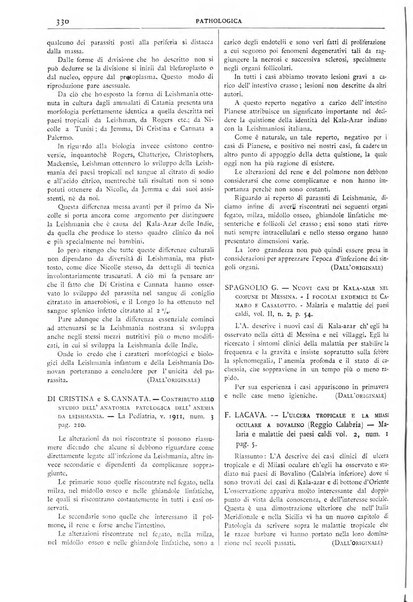 Pathologica rivista quindicinale