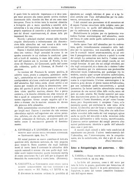 Pathologica rivista quindicinale