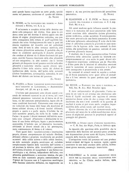 Pathologica rivista quindicinale