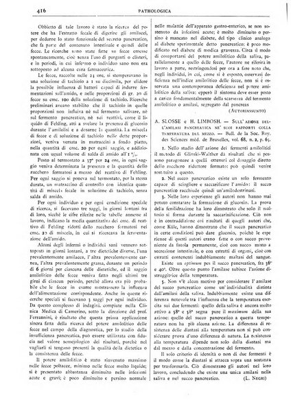 Pathologica rivista quindicinale