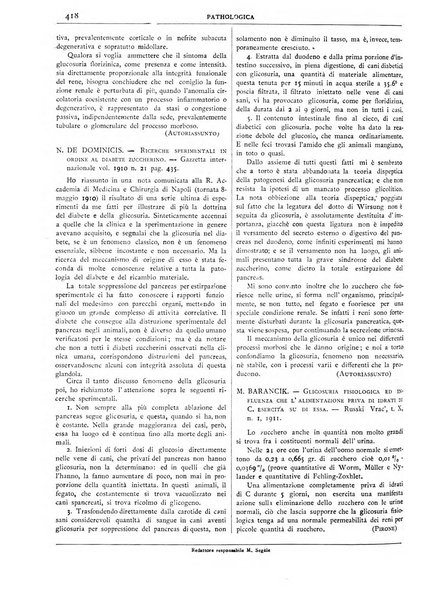 Pathologica rivista quindicinale