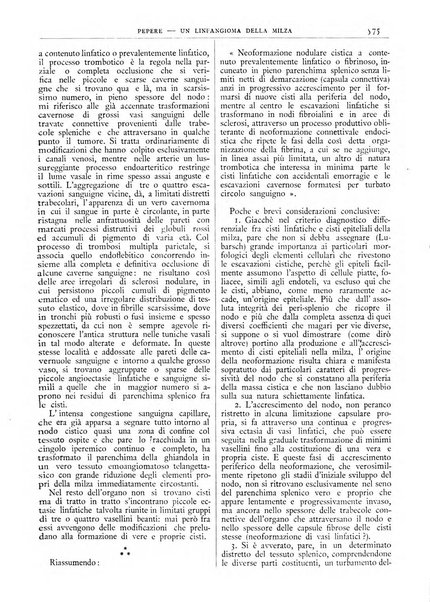 Pathologica rivista quindicinale