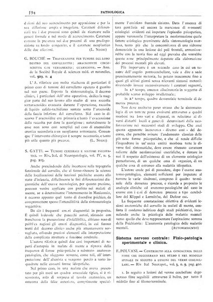 Pathologica rivista quindicinale