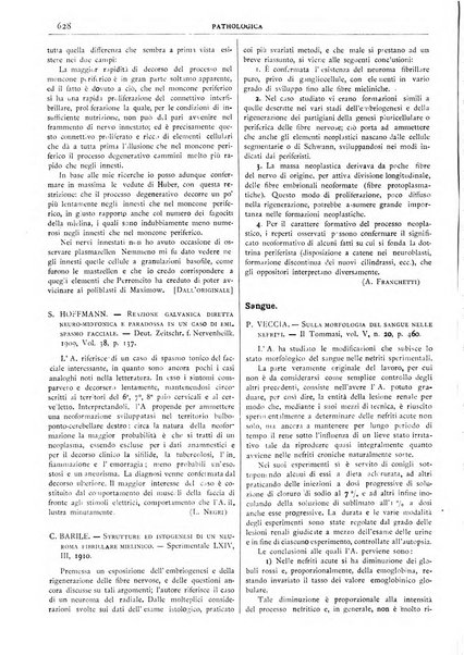 Pathologica rivista quindicinale