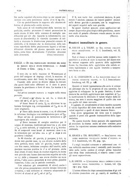 Pathologica rivista quindicinale