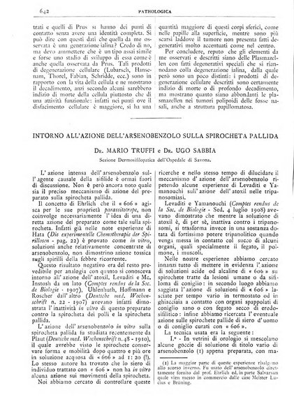 Pathologica rivista quindicinale