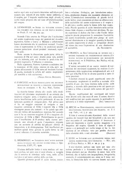 Pathologica rivista quindicinale