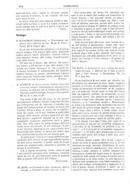 Pathologica rivista quindicinale