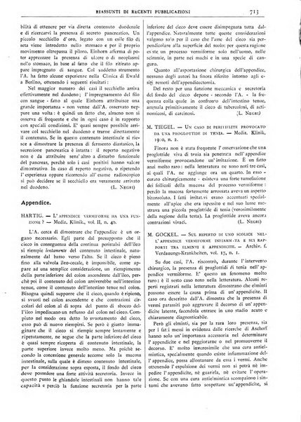 Pathologica rivista quindicinale