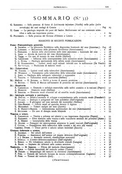 Pathologica rivista quindicinale