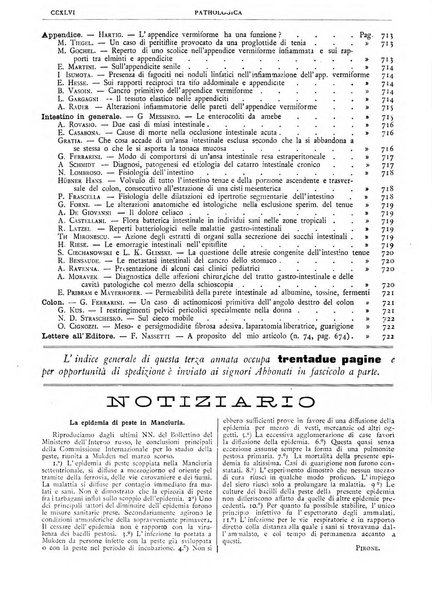 Pathologica rivista quindicinale