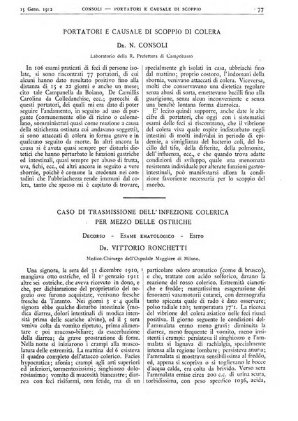 Pathologica rivista quindicinale