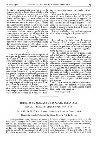 Pathologica rivista quindicinale