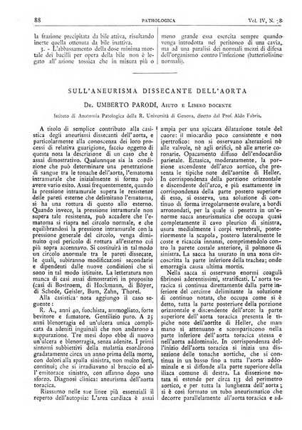 Pathologica rivista quindicinale