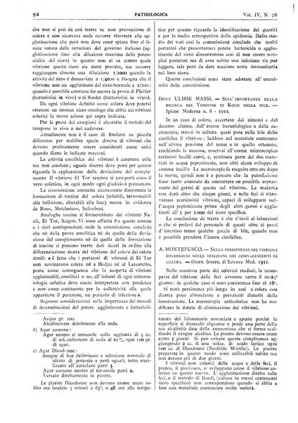 Pathologica rivista quindicinale