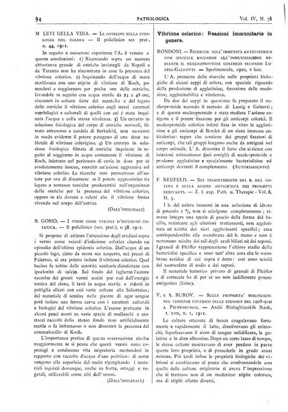 Pathologica rivista quindicinale