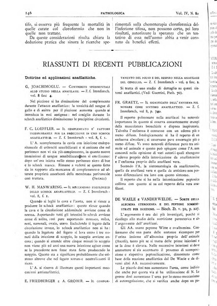 Pathologica rivista quindicinale