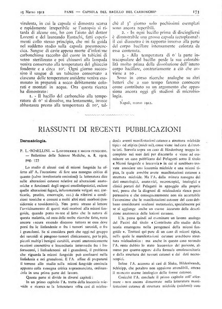 Pathologica rivista quindicinale