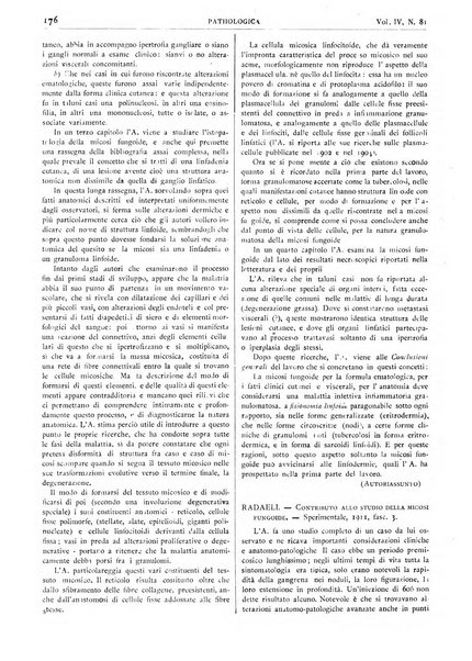 Pathologica rivista quindicinale