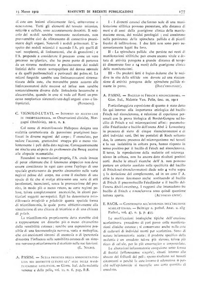 Pathologica rivista quindicinale