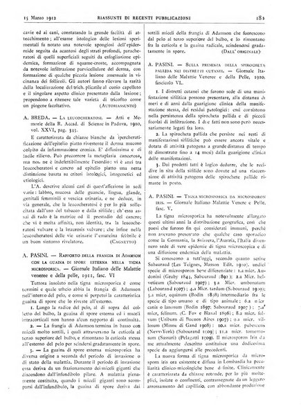 Pathologica rivista quindicinale