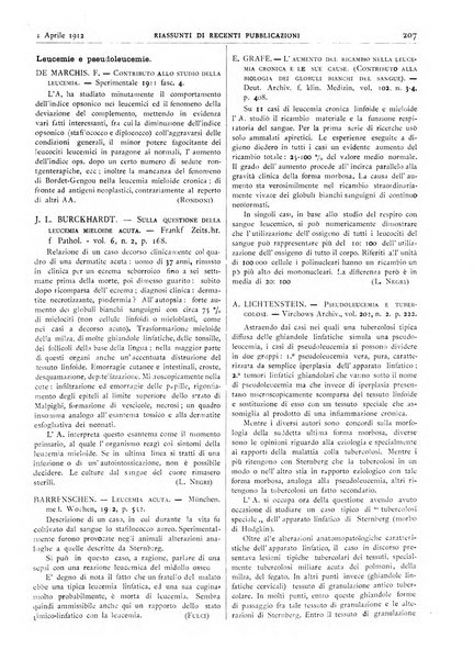 Pathologica rivista quindicinale