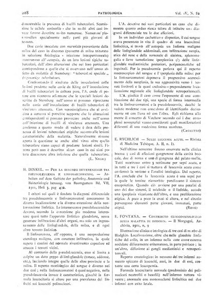 Pathologica rivista quindicinale