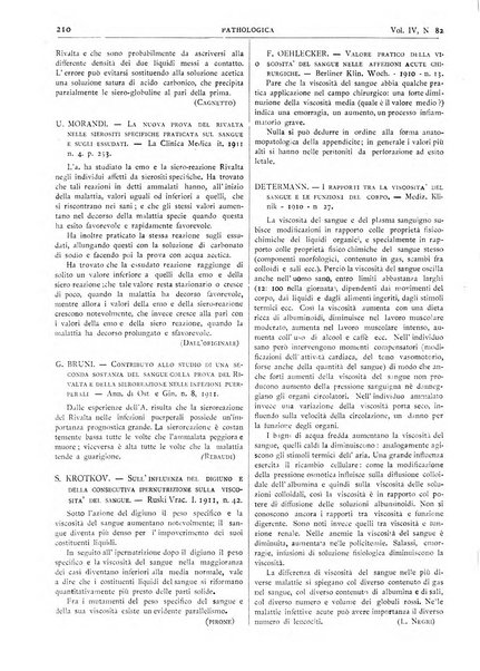 Pathologica rivista quindicinale