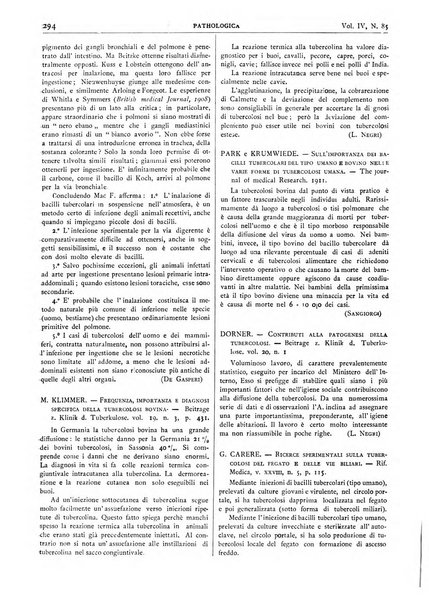 Pathologica rivista quindicinale