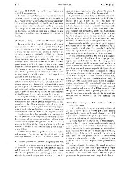 Pathologica rivista quindicinale