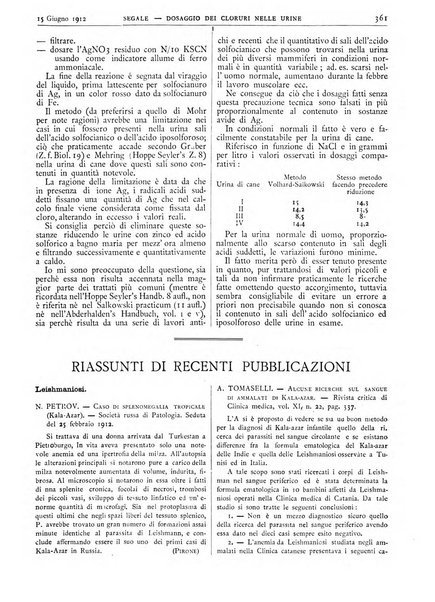 Pathologica rivista quindicinale