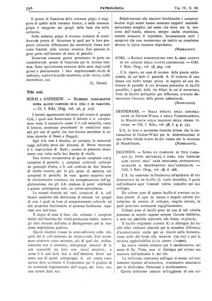 Pathologica rivista quindicinale