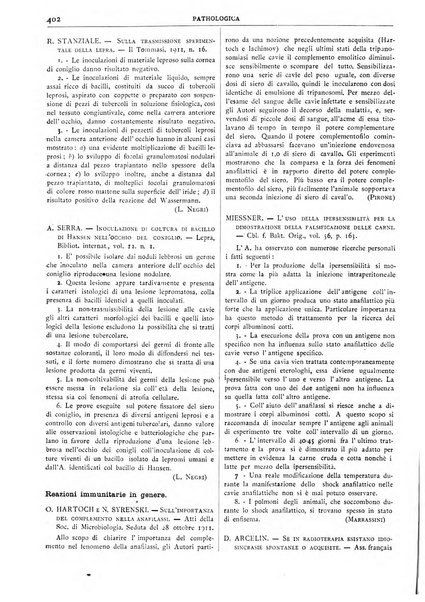 Pathologica rivista quindicinale