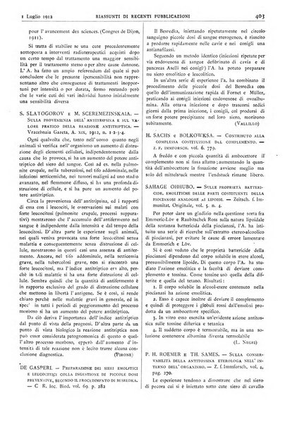 Pathologica rivista quindicinale