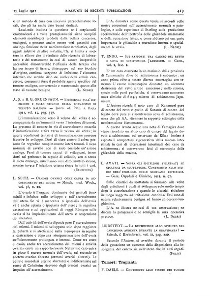 Pathologica rivista quindicinale