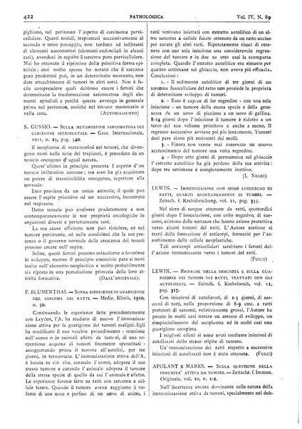 Pathologica rivista quindicinale