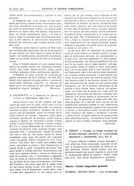 Pathologica rivista quindicinale