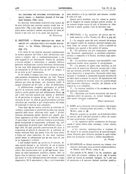 Pathologica rivista quindicinale